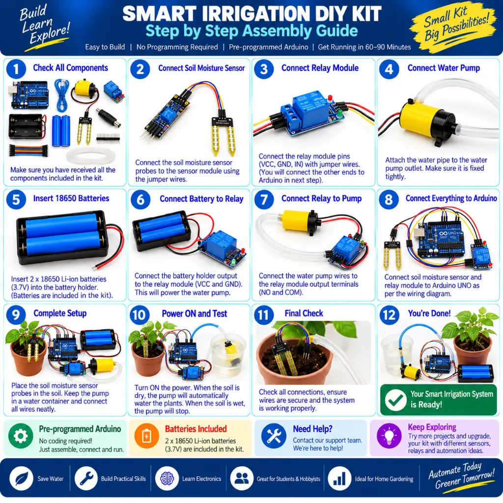 Smart Irrigation Water Pump DIY Kit