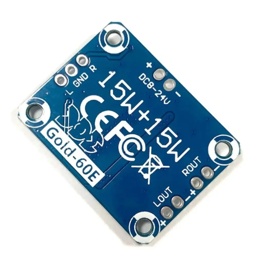 TPA3110 Audio Amplifier Module (DC 8-24V) - Dual Channel 15W + 15W 2.webp