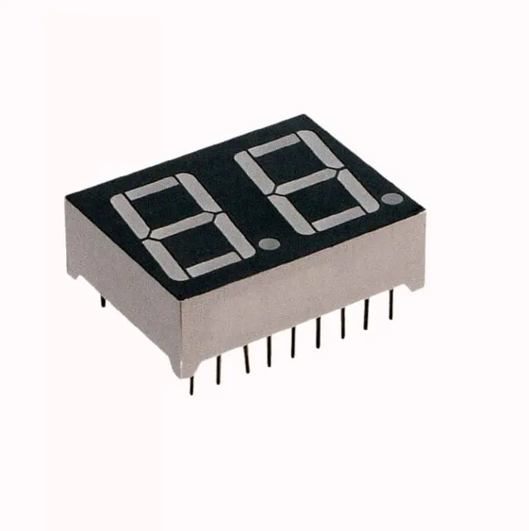 [59301398] 0.56 inch Red 2 Digit 7 Segment LED Display CC 18pin