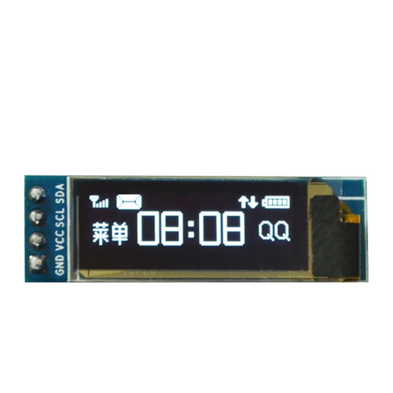 [39712] 0.91" I2C OLED Display Module (128x32)