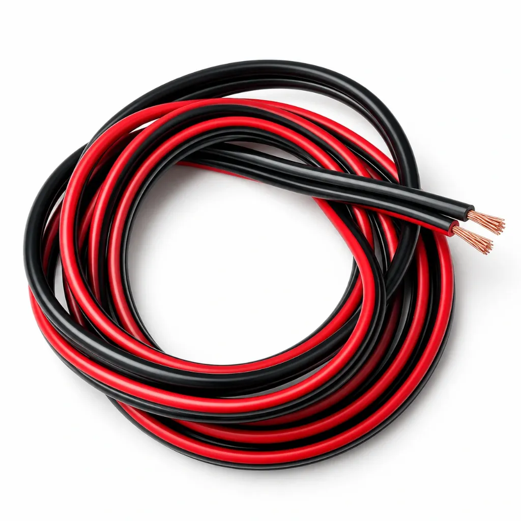 [5478242] 1 Mtr per quantity - 14/36 0.5 sq mm 100% Copper Audio Speaker Continuous Wires (Red/Black)