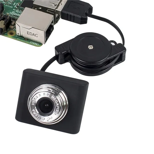 [24567] 1/4 Cmos 640X480 USB Camera with Collapsible Cable for Raspberry Pi