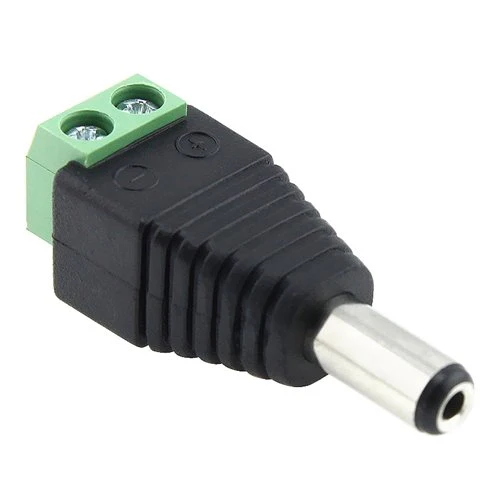 [552002] Male 2.1x5.5mm for DC Power Jack Adapter Connector Plug For CCTV Camera