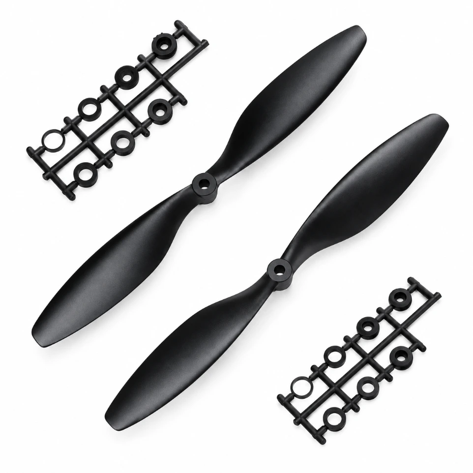 [5931] 1045 Propellers Black - 10-inch CW/CCW Pair for Drone/Multirotor