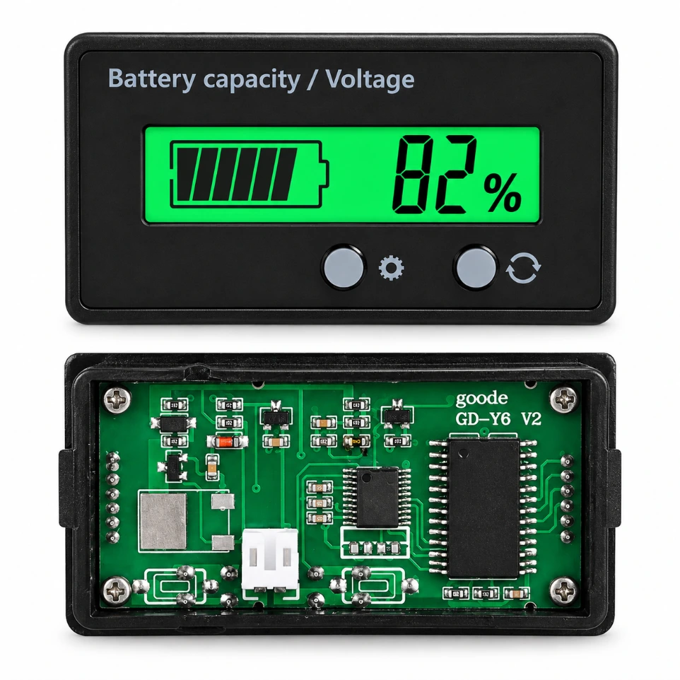 [9638795] GY-6GS Battery Power Display Meter - 12V-84V (Green)