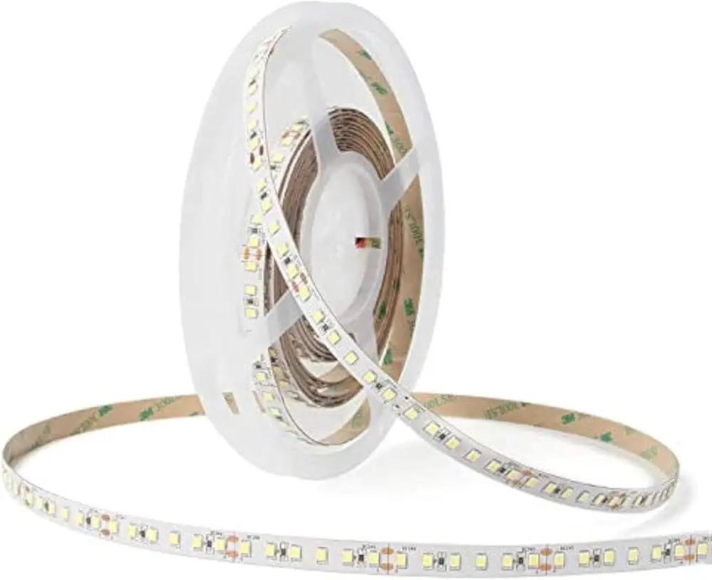 12V Warm White LED Strip Light 240 LEDs/mtr 5mm Ultra-Slim Flexible Roll 5 Meter