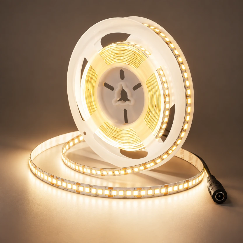 [5588] 12V Warm White LED Strip 4040 SMD 5mm Ultra-Slim Flexible Light Roll
