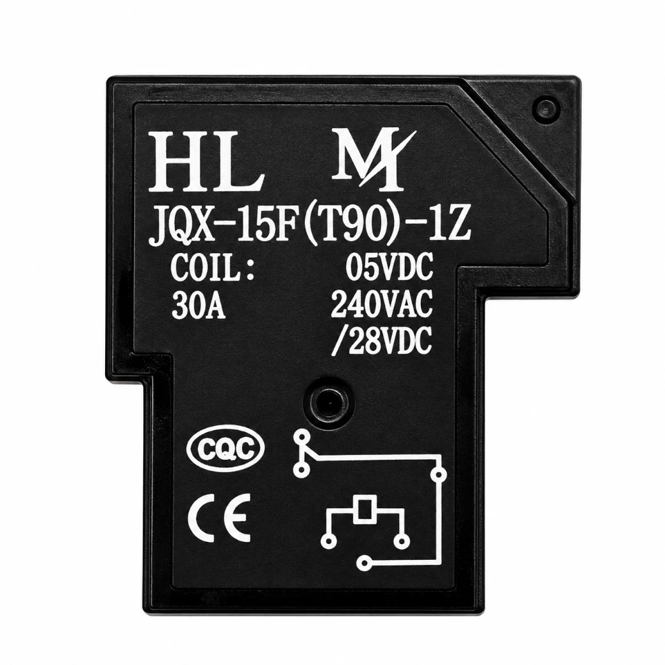 [8372286] 12V DC 30A Power Relay – High-Capacity 6-Pin PCB Mount Relay for Industrial HVAC, Water Heaters, and High-Power Automation