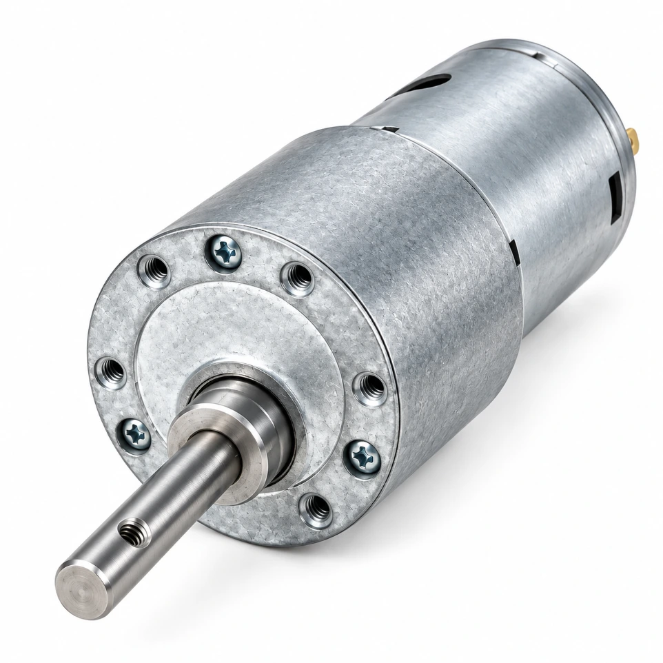 [88811120] 12V 200 RPM Side Shaft DC Gear Motor - High Torque