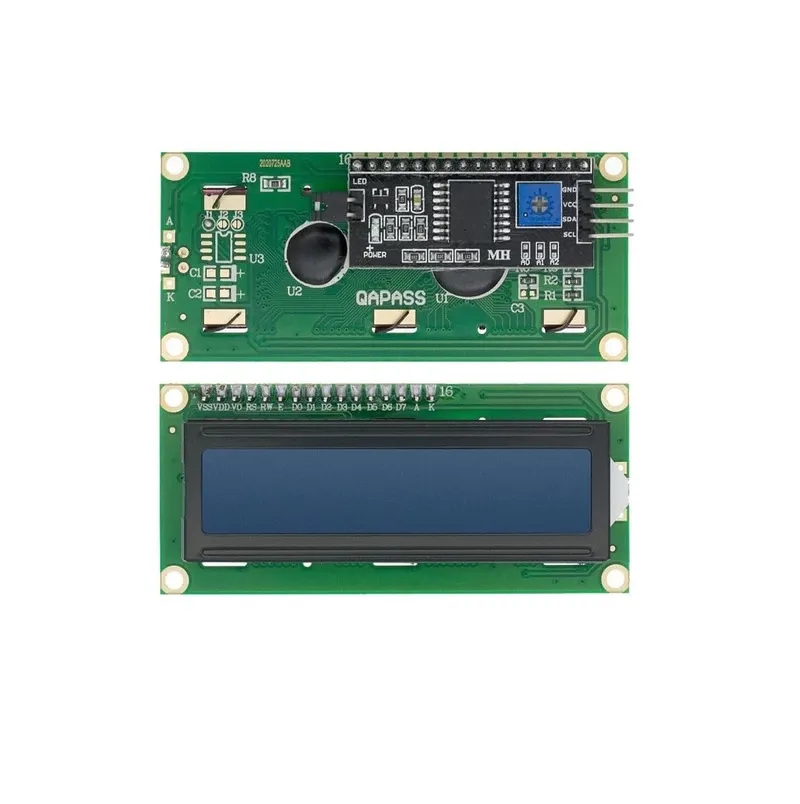 [8372489] 1602 (16x2) LCD Display with I2C/IIC interface