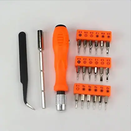 [591510] 21-in-1 Precision Screwdriver Kit – Professional Multi-Bit Repair Tool Set with Magnetic Tips and Compact Storage Case for Smartphones, Laptops, and Small Electronics