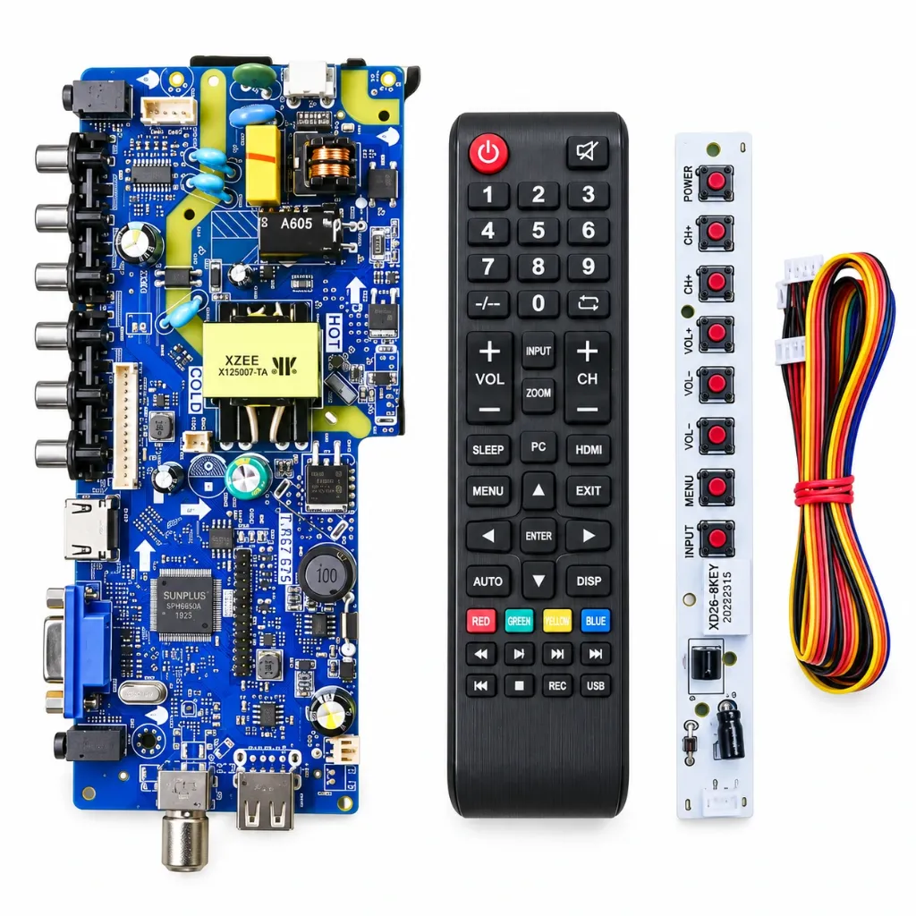 [591] 24 Inch Combo Motherboard with Remote, IR panel & Side Fitting