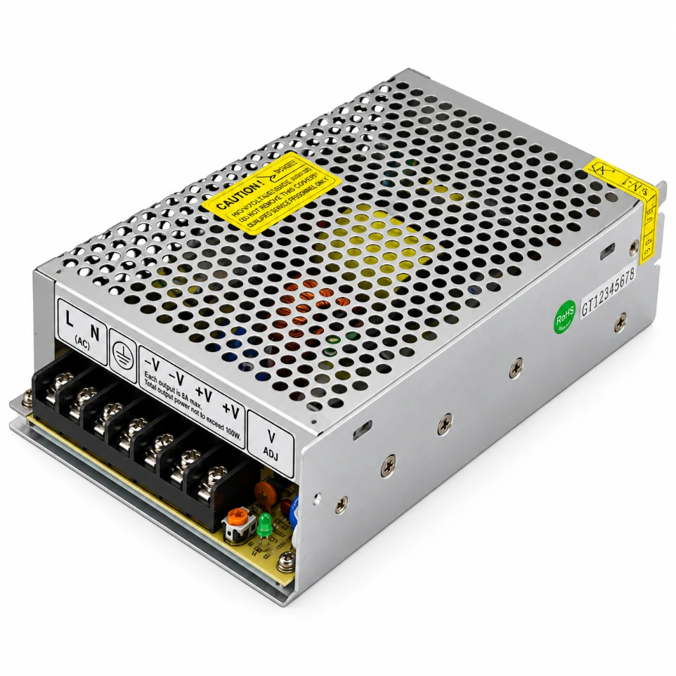 [901260156] 24V 5A 120Watt DC output SMPS metal case power supply (AC to DC)
