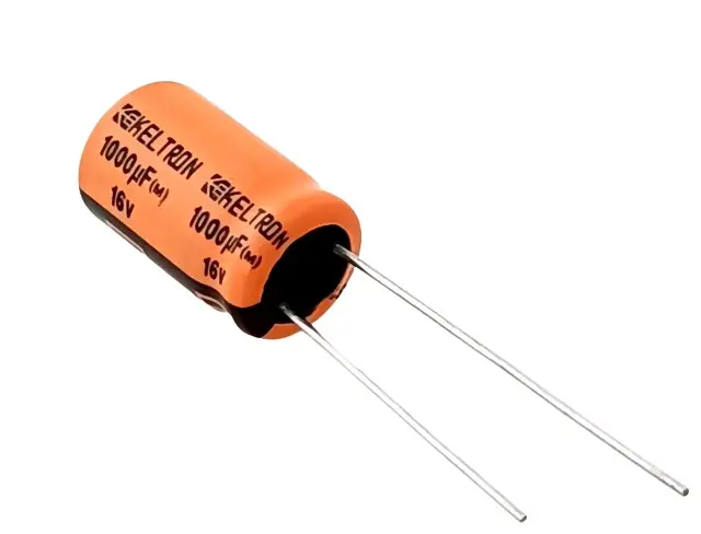 16V 1000uF Electrolytic Capacitor – 10X16mm – Keltron