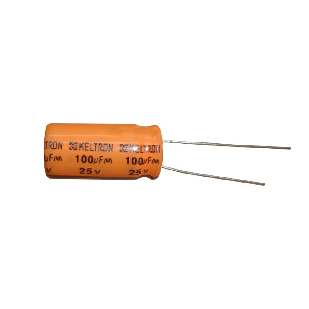 25V 100uF Electrolytic Capacitor – 6.3 x 11 mm