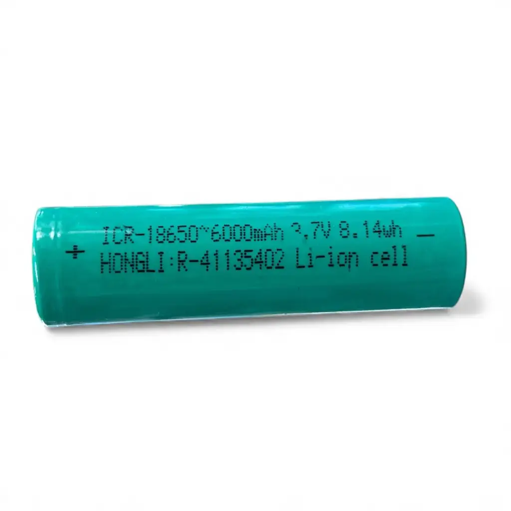 18650 3.7V 6000mAh Li-ion High-Capacity Rechargeable Battery Cell (44g) for DIY
