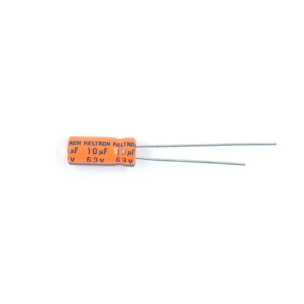 63V 10uF Electrolytic Capacitor - 5 x 11 mm - Keltron