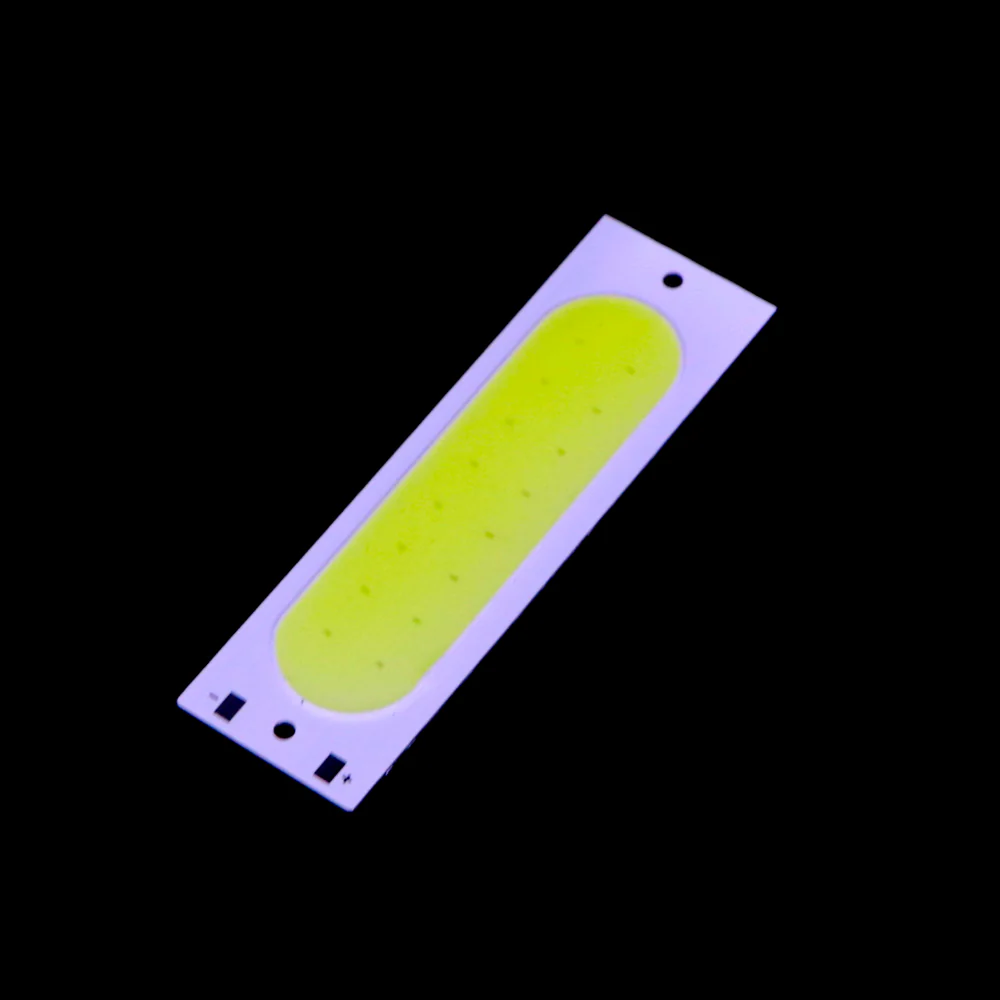 [907416] 3.7V-4V Capsule COB LED Light High-Brightness Cool White Aluminum Plate