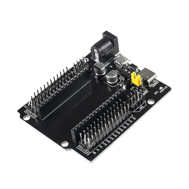 [924177] 30Pin ESP32 Expansion Board with Type-C USB and Micro USB Dual Interface for ESP32 ESP-32 ESP-32S Development Board