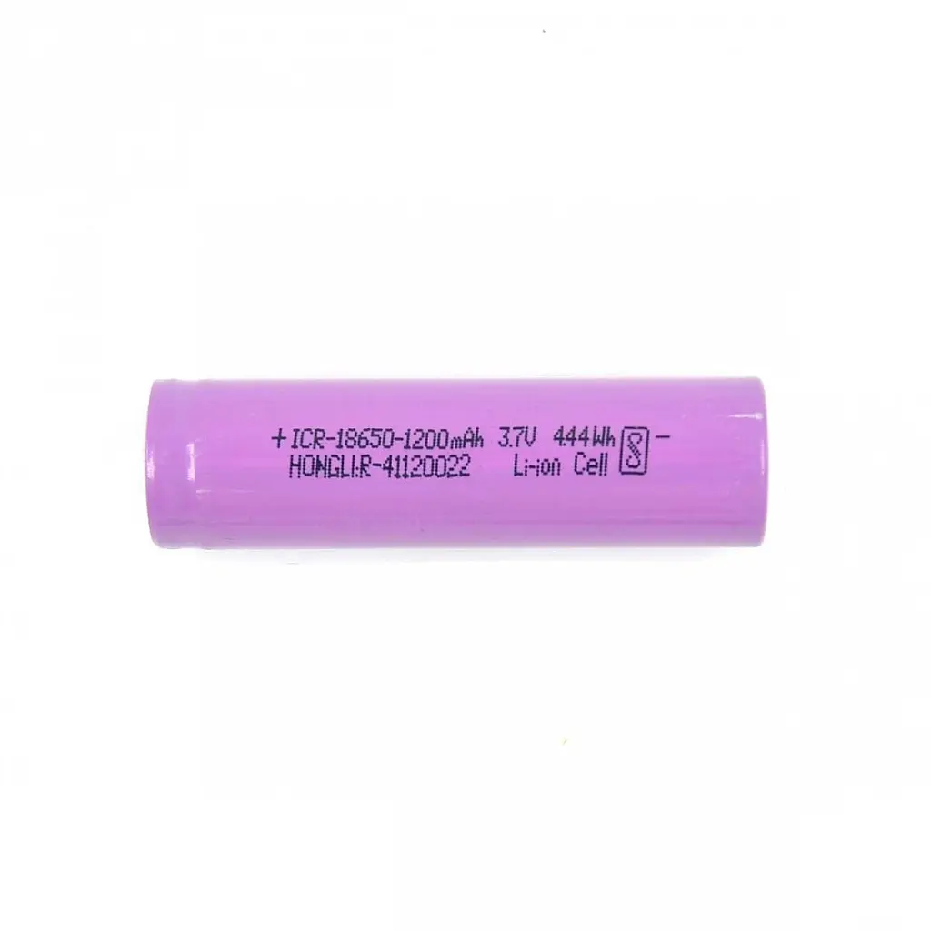 Li-Ion 18650 3.7V 1200mAh Lithium ion-Battery 36grams
