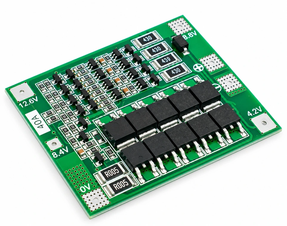[591144] 3S 60A 18650 Lithium Battery Protection Board (BMS) – 11.1V/12.6V High-Current Protection Module with Balance Charging for Inverters, Robotics, and High-Power Motors