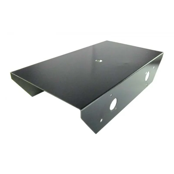 Jumbo 2 Four-Wheel Robot Chassis - Heavy Duty Metal Base (Black)