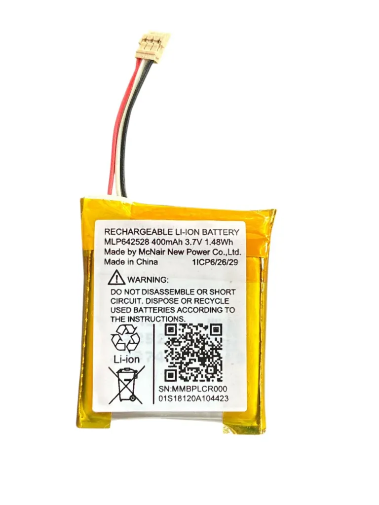 [721148] 3.7V 400mAh Li-Po Rechargeable Battery with JST Connector for Drones and IoT