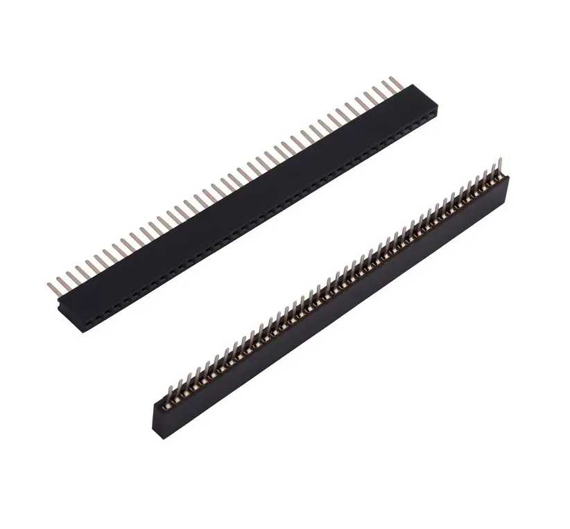[72551017] 40-Pin 1x40 Female Berg Strip Straight Header
