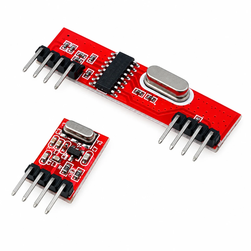 433MHz RF Wireless Transmitter and Receiver Module Pair – High-Frequency ASK Module for Remote Control and Data Transfer