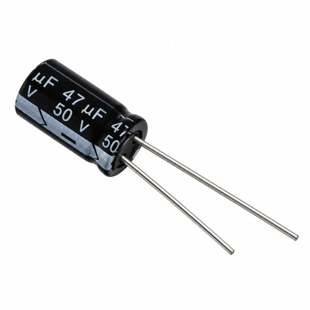 [12101314] 47uF 50V Electrolytic Capacitor
