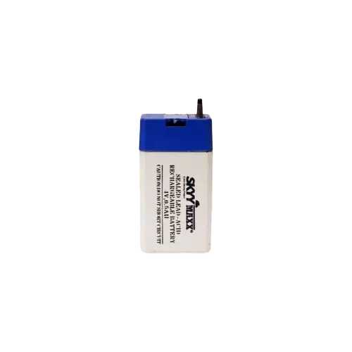 [6444] 4V 0.5Ah Sealed Lead Acid (SLA) Rechargeable Battery for Mini LED Torches and DIY Projects