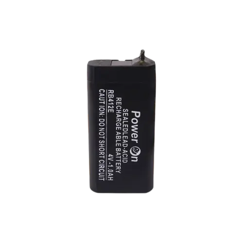 4V 1Ah Sealed Lead Acid (SLA) Rechargeable Battery for Handheld Flashlights and DIY Projects