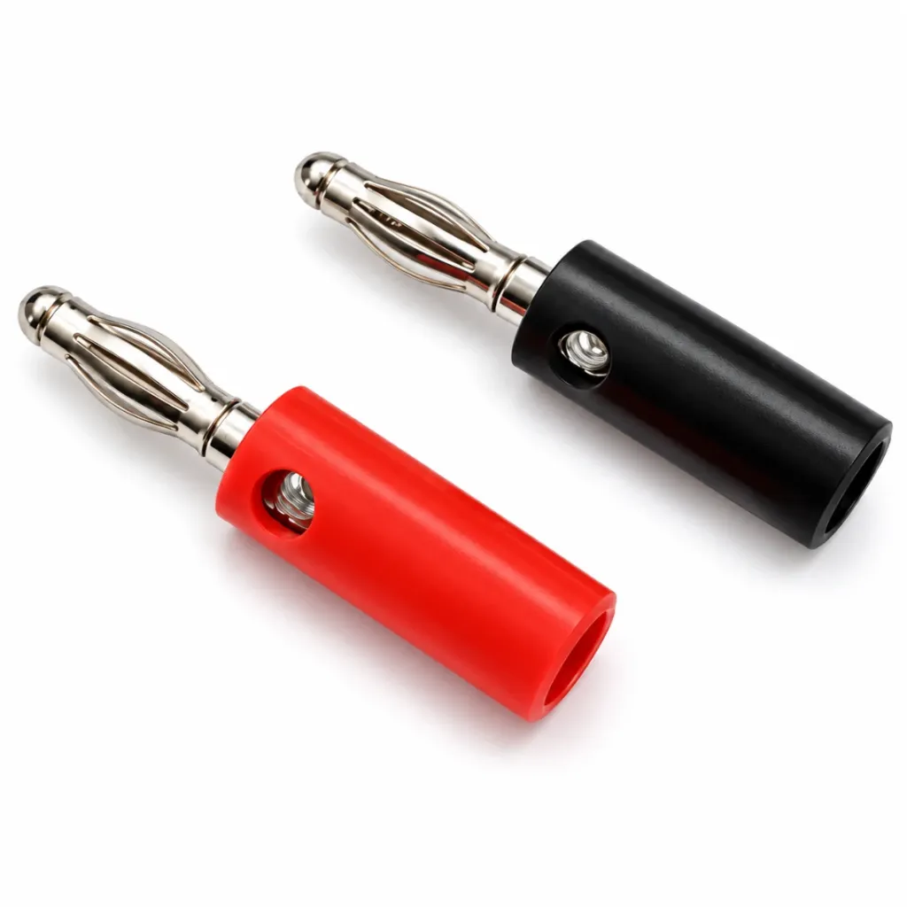 [287415] 4mm Banana Jack Plug Connector - Male Pair