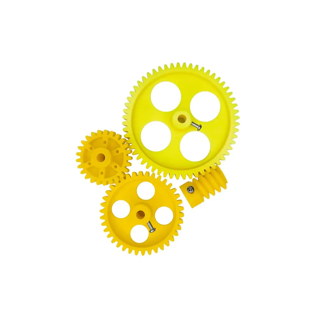 [97021] 4pcs Yellow Plastic Gear 56 Tooth + 38 Tooth + 26 Tooth + 6 Tooth Combo