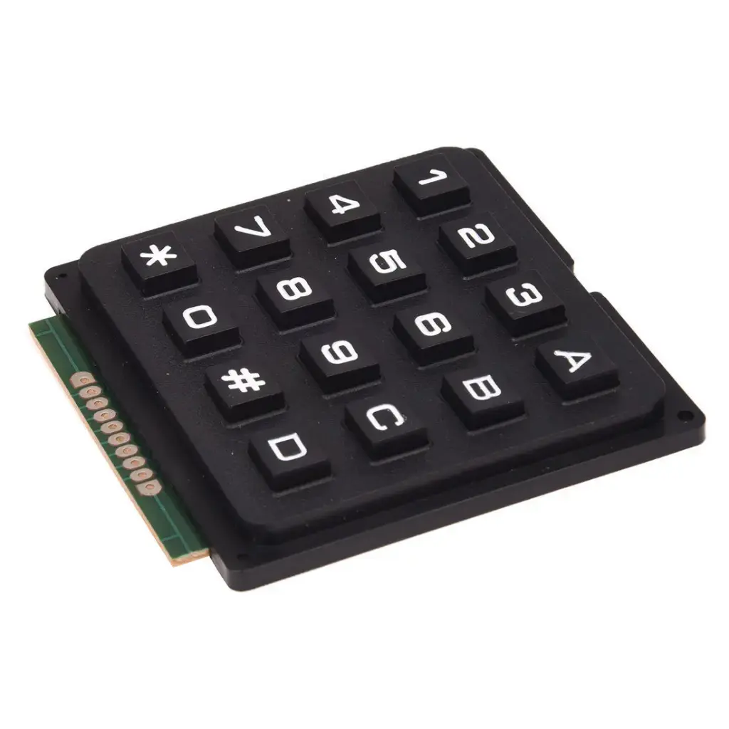 [96381336] 4×4 Matrix 16 Keyboard Keypad Black Heavy