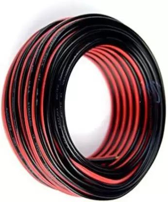 (RB 40) 50 Meter Speaker Cable Wire 100% copper Red & Black