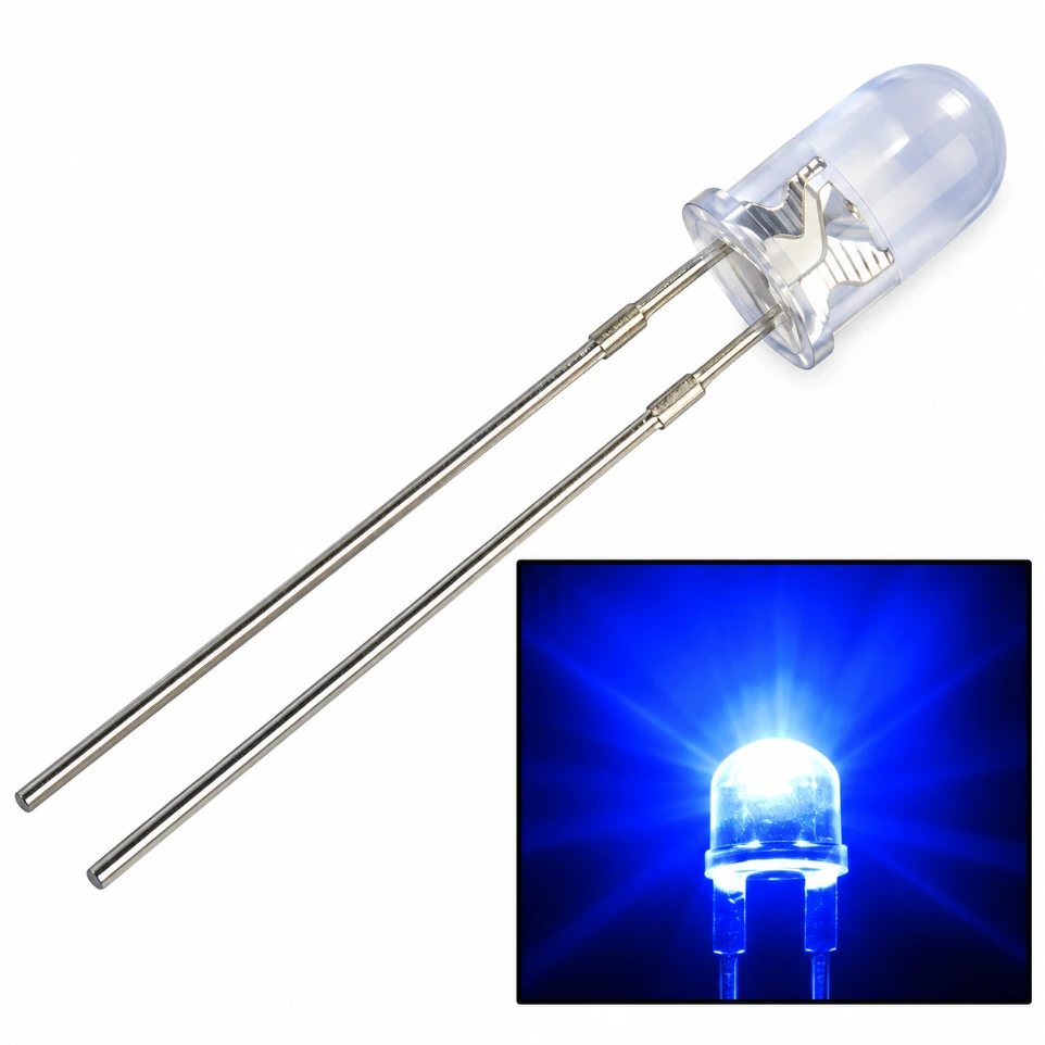 [3279596] 5mm DIP LED Blue (Pack of 5)