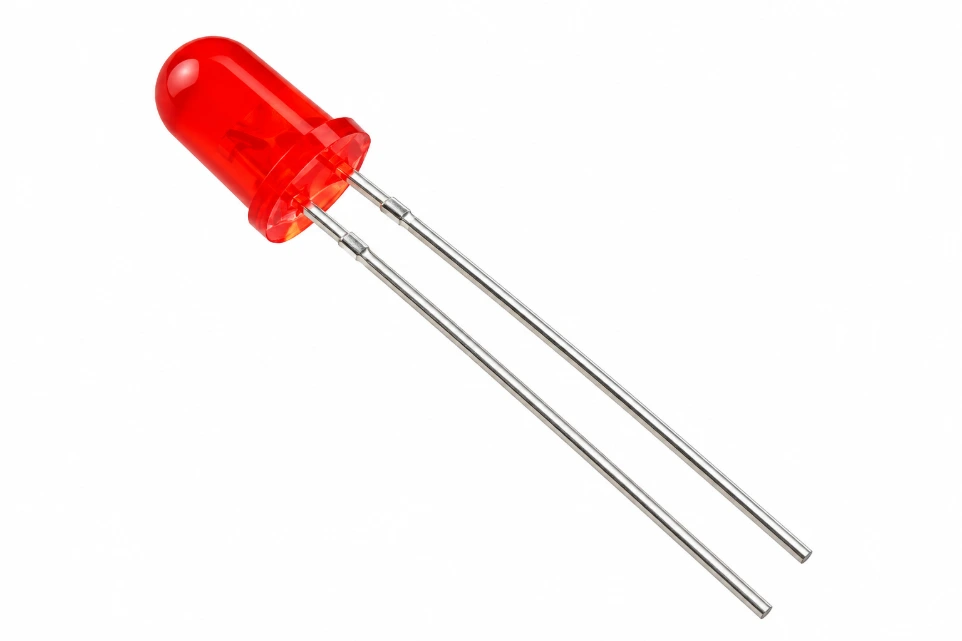 [4321122] 5mm Diffused DIP LED Red-Red (Pack of 5)