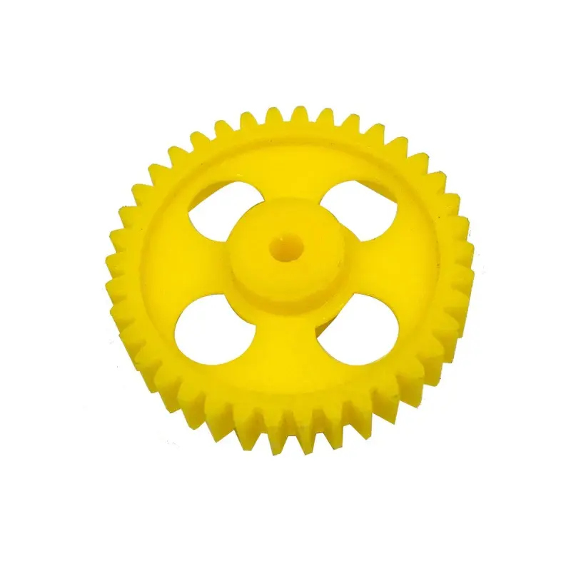 60mm Plastic Spur Gear - 38T Yellow Gear