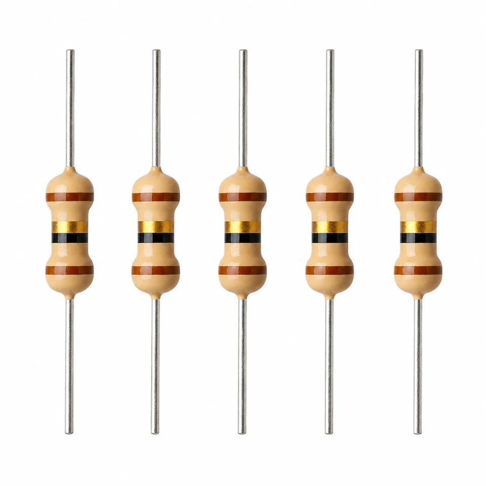 680 Ohm 0.5W Carbon Film Resistor - 5% Tolerance (Pack of 5)