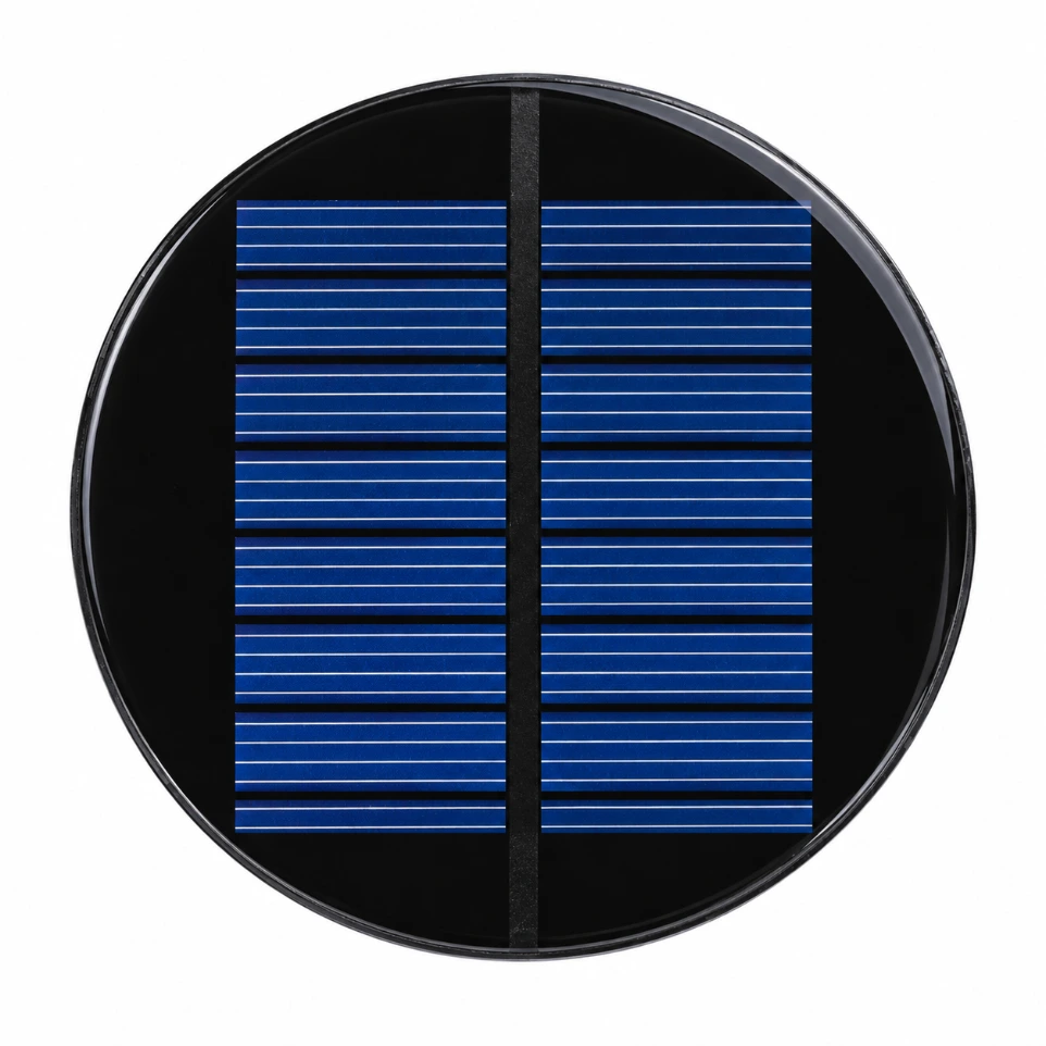 [6431208] 6V 80mAh Circular Mini Epoxy Solar Panel (80mm)