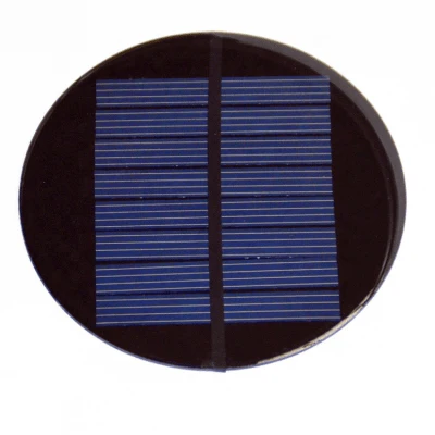 [6431208] 6V 80mAh Circular Mini Epoxy Solar Panel (80mm)