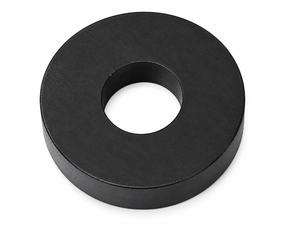 70x15mm Ring Magnet Ferrite Ceramic Industrial Grade
