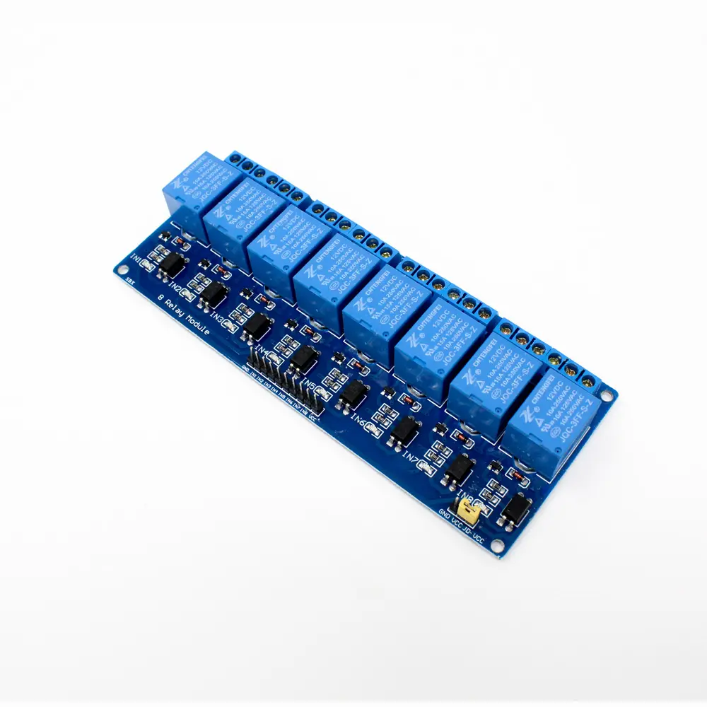 [8971245] 12V 8-Channel Relay Module with Optocoupler Isolation – Multi-Channel High-Current Control Switch