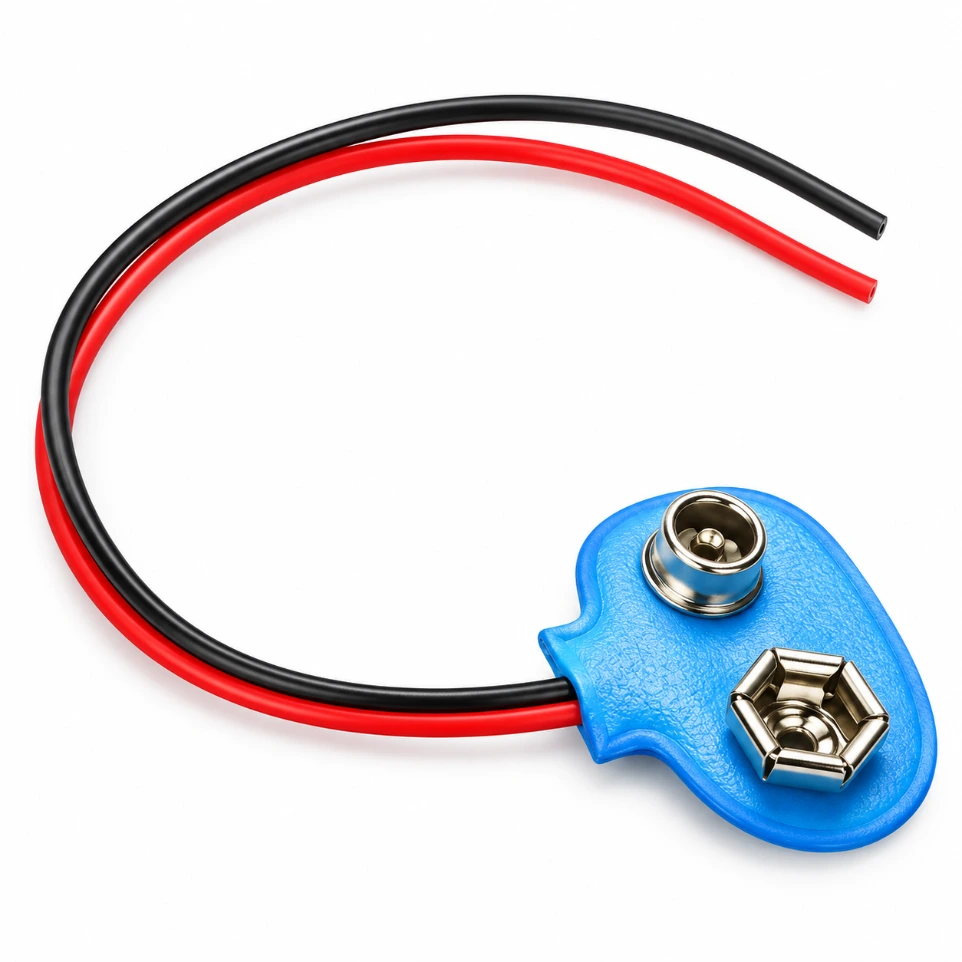 [378780] 9V Battery Connector – Snap Type – 11 cm Length