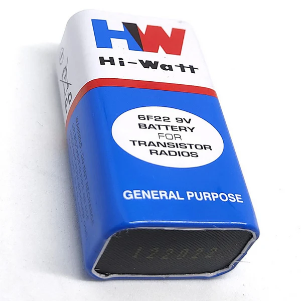 [534545] HW 9V Original Non-Rechargeable Zinc-Carbon Battery