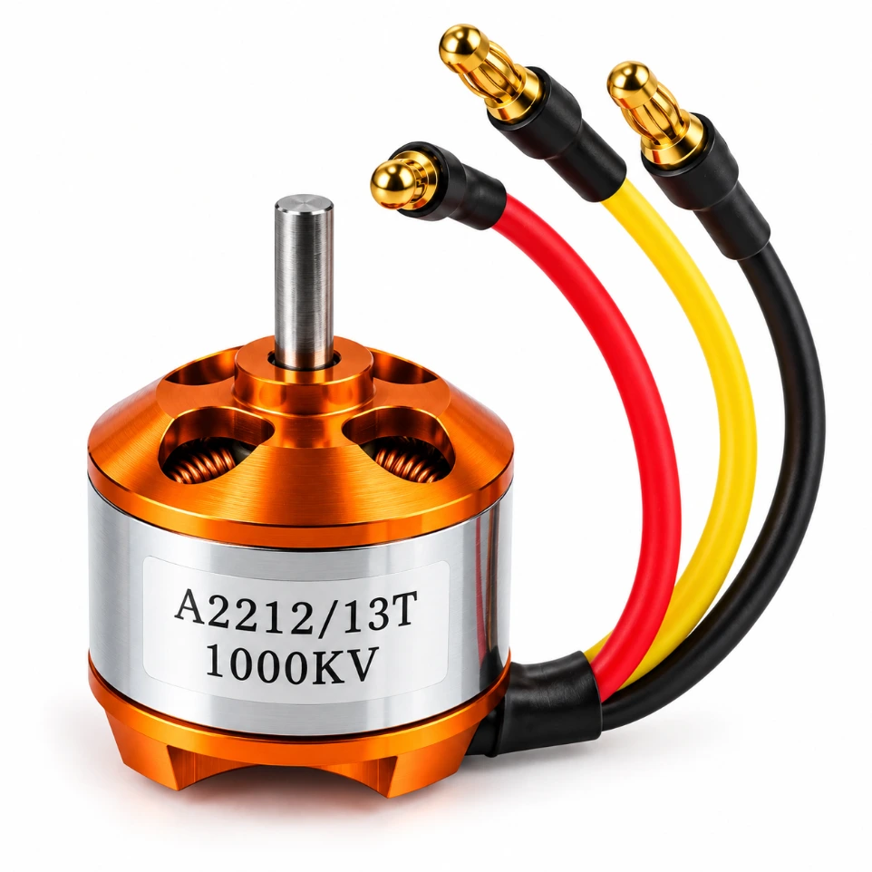 [2589] A2212 1000 KV BLDC Brushless DC Motor for Drone (Soldered Connector)