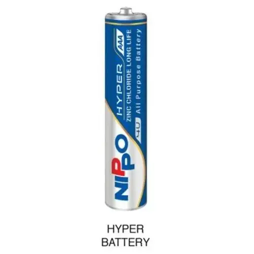 Nippo Gold AAA 1.5V Alkaline Battery LR03 for High-Drain Household Devices
