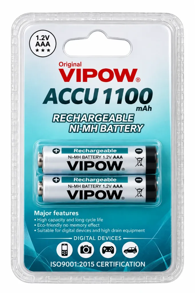 [48133] AAA Ni-MH 1.1V 1100mAh High-Capacity Rechargeable Battery for Remote Controls and DIY