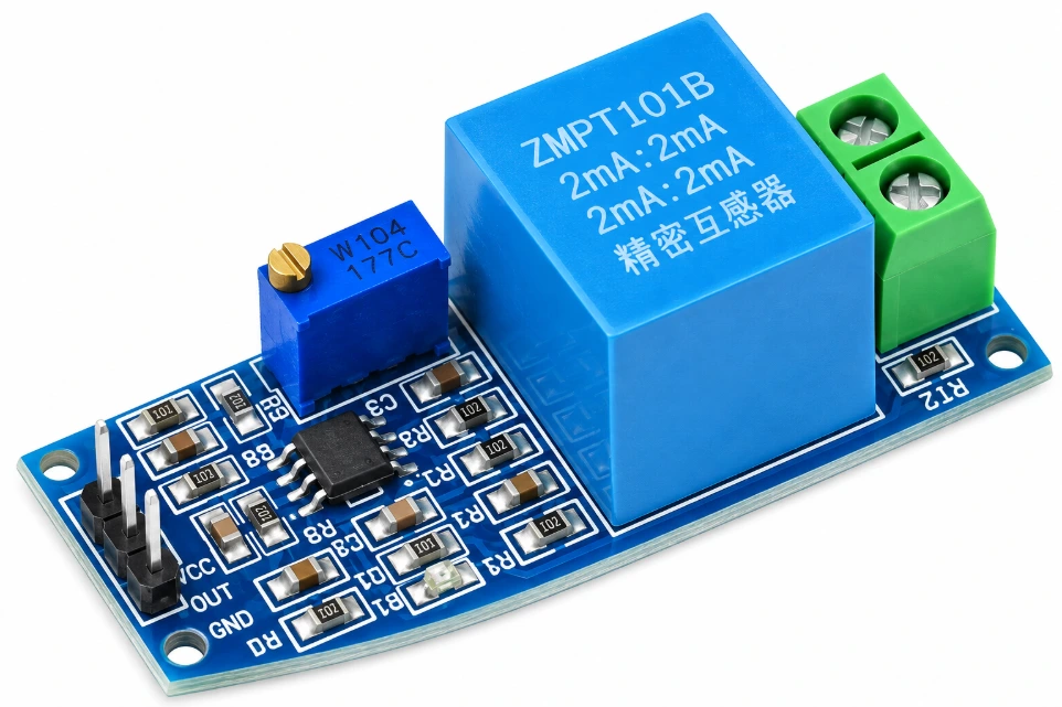 AC Voltage Sensor Module ZMPT101B (Single Phase)